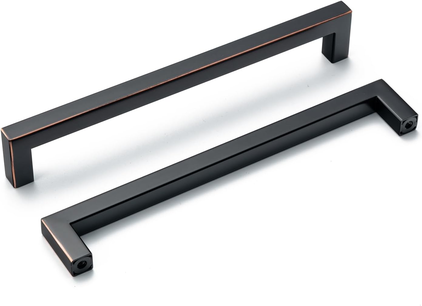 30 Pack 8 Inch Oil Rubbed Bronze Cabinet Pulls Square Cabinet Handles Drawer Pulls Stainless Steel Cabinet Hardware Kitchen Handles for Cabinets Cupboard Handles