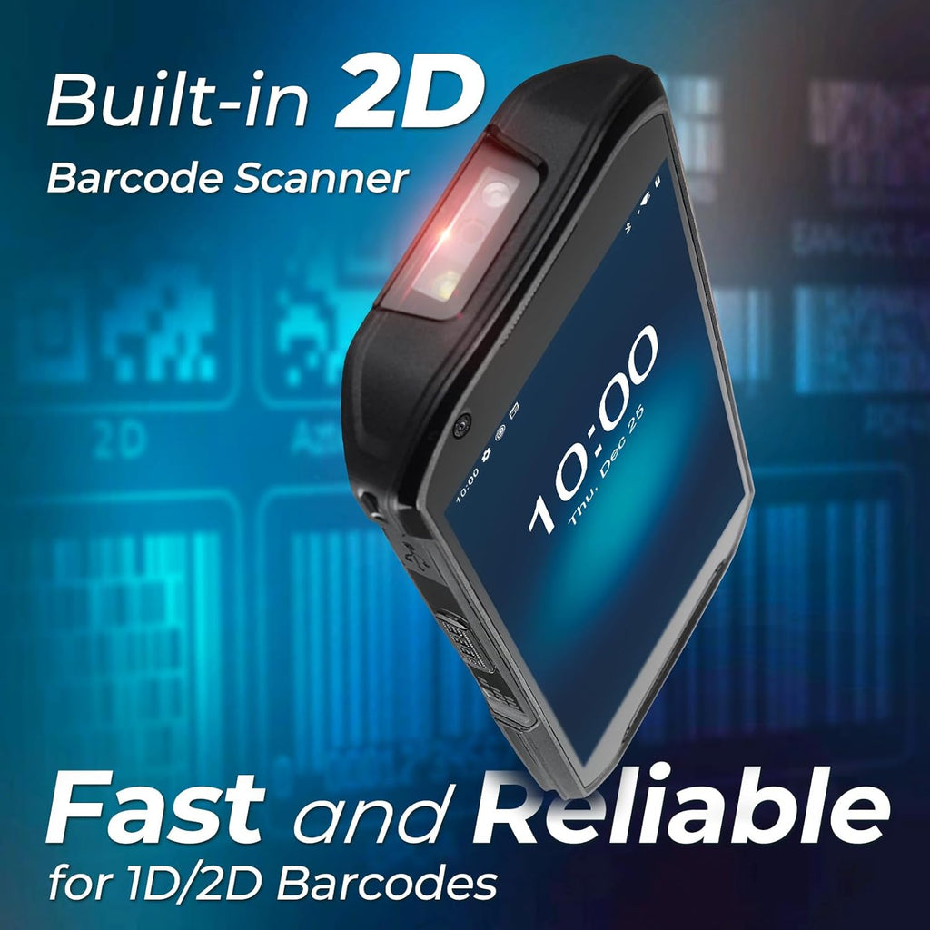 SVANTTO Android Barcode Scanner M09, Android 13 Handheld PDA Scanner, 5.5 Inch Touch Screen 6+64GB Hot-Swap for Inventory WMS, Dual SIM Capability