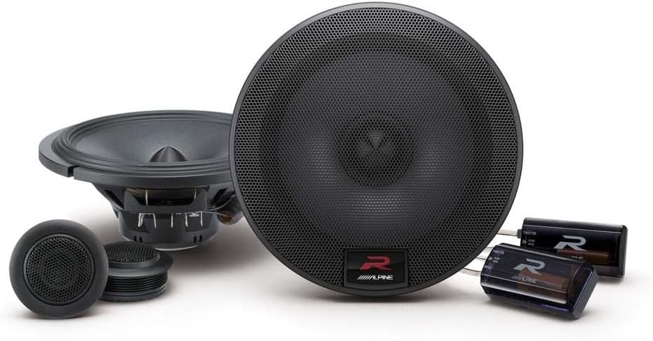 Alpine R-S65C.2 6.5 Inch Component 2-Way Speakers (Pair)